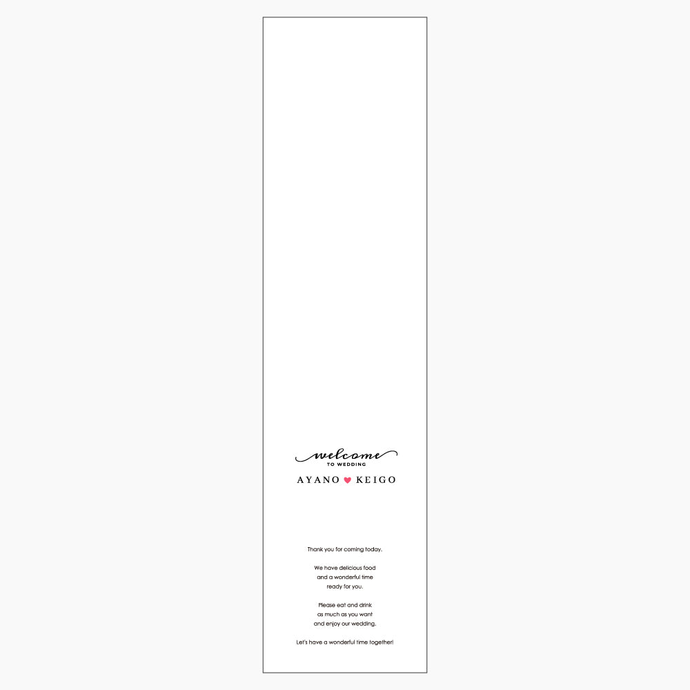 受付タペストリー – MYサインラボ